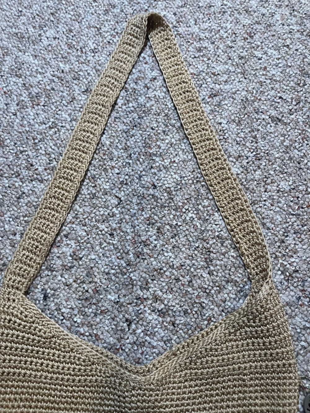 The Sak Large Beige Crochet Shoulder Crossbody Hobo Bag - Picture 4 of 10